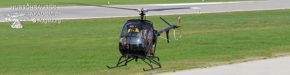 Hubschrauber-Flugschule